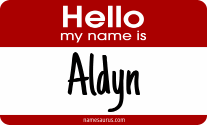 Hello my name is Aldyn png download
