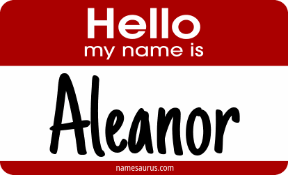 Hello my name is Aleanor png download
