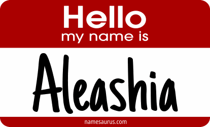 Hello my name is Aleashia png download