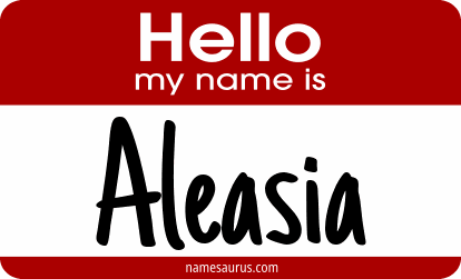 Hello my name is Aleasia png download
