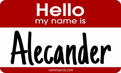 Hello my name is Alecander png download