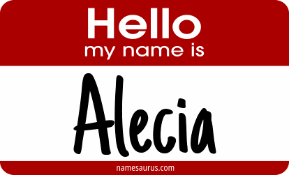 Hello my name is Alecia png download