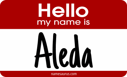 Hello my name is Aleda png download