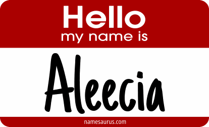 Hello my name is Aleecia png download