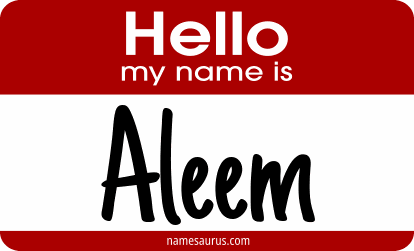 Hello my name is Aleem png download