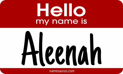 Hello my name is Aleenah png download