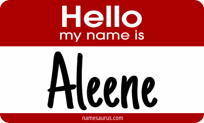Hello my name is Aleene png download
