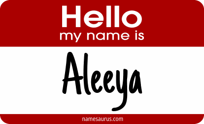 Hello my name is Aleeya png download