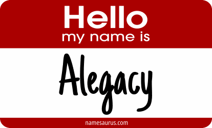 Hello my name is Alegacy png download