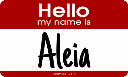 Hello my name is Aleia png download
