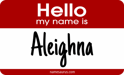 Hello my name is Aleighna png download
