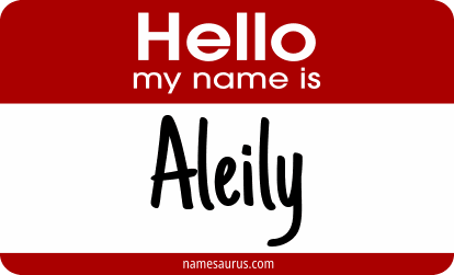 Hello my name is Aleily png download