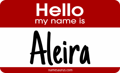 Hello my name is Aleira png download