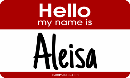 Hello my name is Aleisa png download