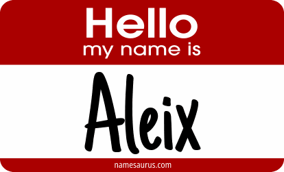 Hello my name is Aleix png download