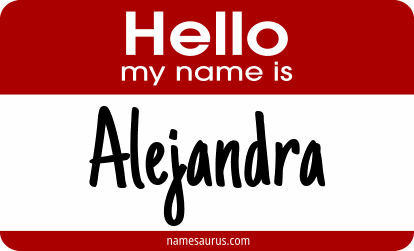 Hello my name is Alejandra png download