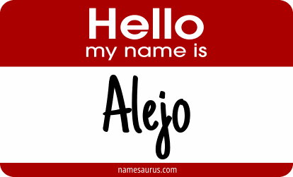 Hello my name is Alejo png download