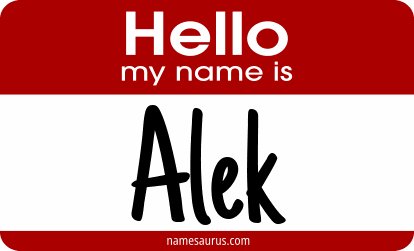 Hello my name is Alek png download