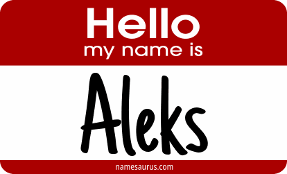 Hello my name is Aleks png download