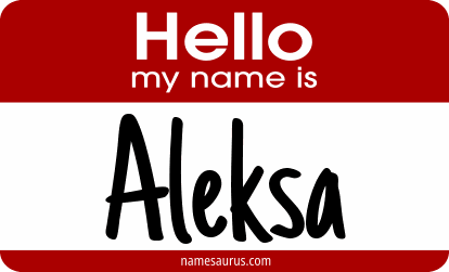Hello my name is Aleksa png download