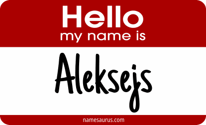 Hello my name is Aleksejs png download