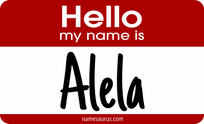 Hello my name is Alela png download