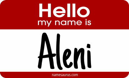Hello my name is Aleni png download