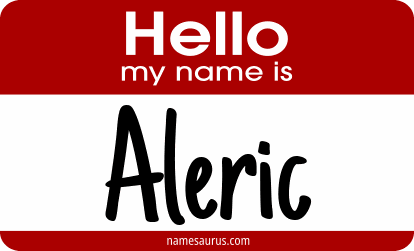 Hello my name is Aleric png download