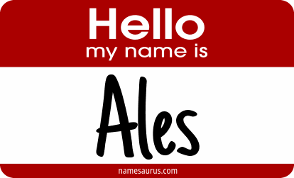 Hello my name is Ales png download