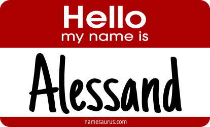Hello my name is Alessand png download
