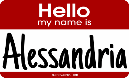 Hello my name is Alessandria png download