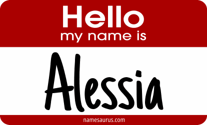 Hello my name is Alessia png download
