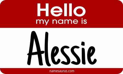 Hello my name is Alessie png download