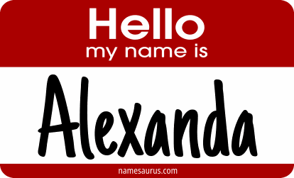 Hello my name is Alexanda png download