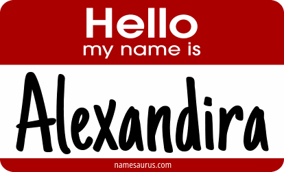 Hello my name is Alexandira png download