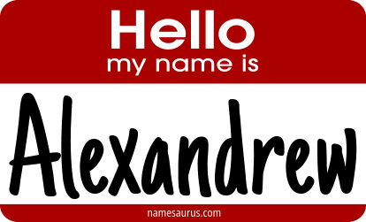 Hello my name is Alexandrew png download