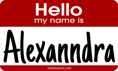 Hello my name is Alexanndra png download