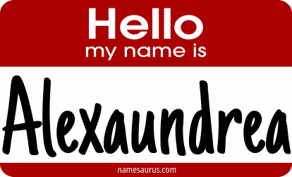 Hello my name is Alexaundrea png download