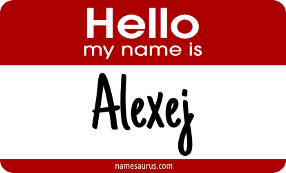 Hello my name is Alexej png download