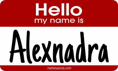 Hello my name is Alexnadra png download