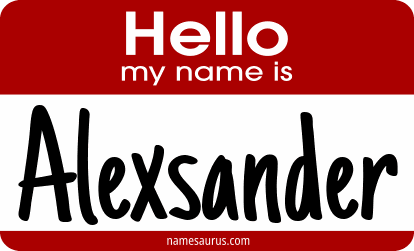Hello my name is Alexsander png download
