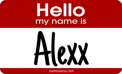 Hello my name is Alexx png download