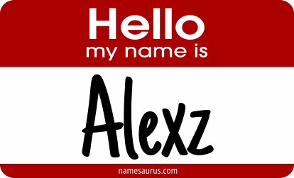 Hello my name is Alexz png download