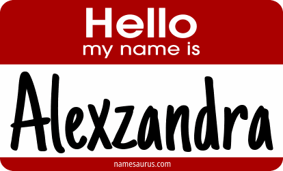 Hello my name is Alexzandra png download