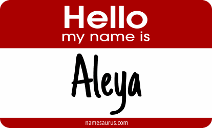 Hello my name is Aleya png download
