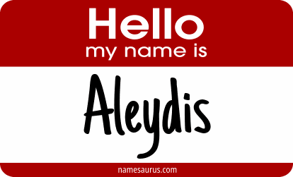 Hello my name is Aleydis png download