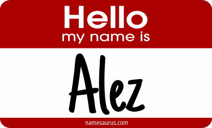 Hello my name is Alez png download