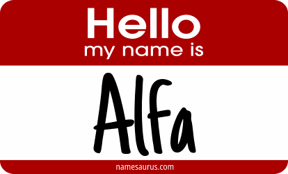 Hello my name is Alfa png download