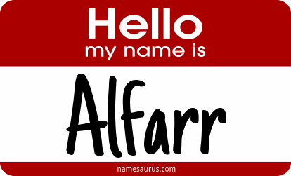 Hello my name is Alfarr png download