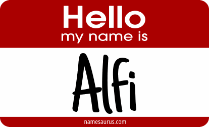Hello my name is Alfi png download